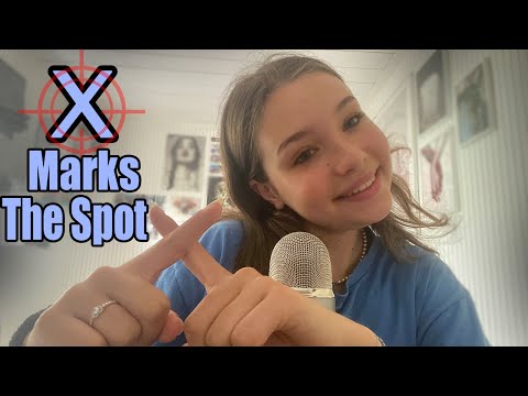 ASMR l X Marks The Spot Trigger! (hand movements & visuals)
