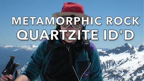 Metamorfe rockquiz - kwartsiet geïdentificeerd