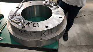 Stiffness Test│WBR-800-2│Hydrostatic Bearing Rotary Table 3