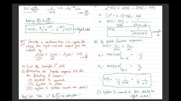TA Session 04 - Laplace Transforms (LT), properties, and Characterization of systems using LT