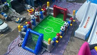 Step into the Game: Human Foosball Inflatable Soccer Arena! ⚽🏟️ | Lilytoys screenshot 3