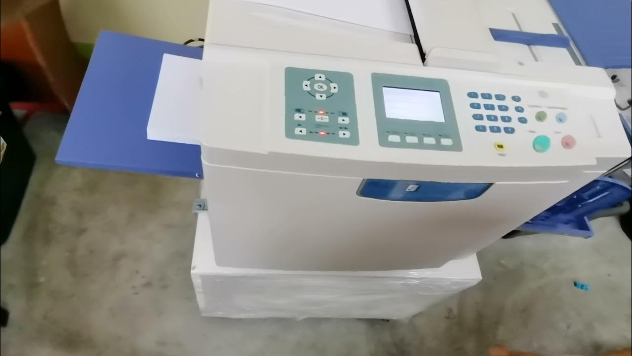 Paano gamitin ang BLUE printing machine YouTube