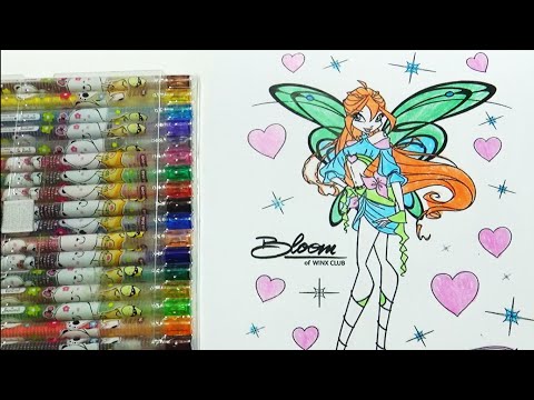 Tô màu tiên nữ Bloom trong Winx công chúa phép thuật| PA channel