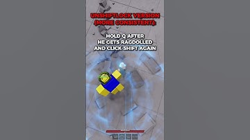 INSTANT LETHAL DASH Tutorial (Unshiftlock and Shiftlock Variants) || The Strongest Battlegrounds