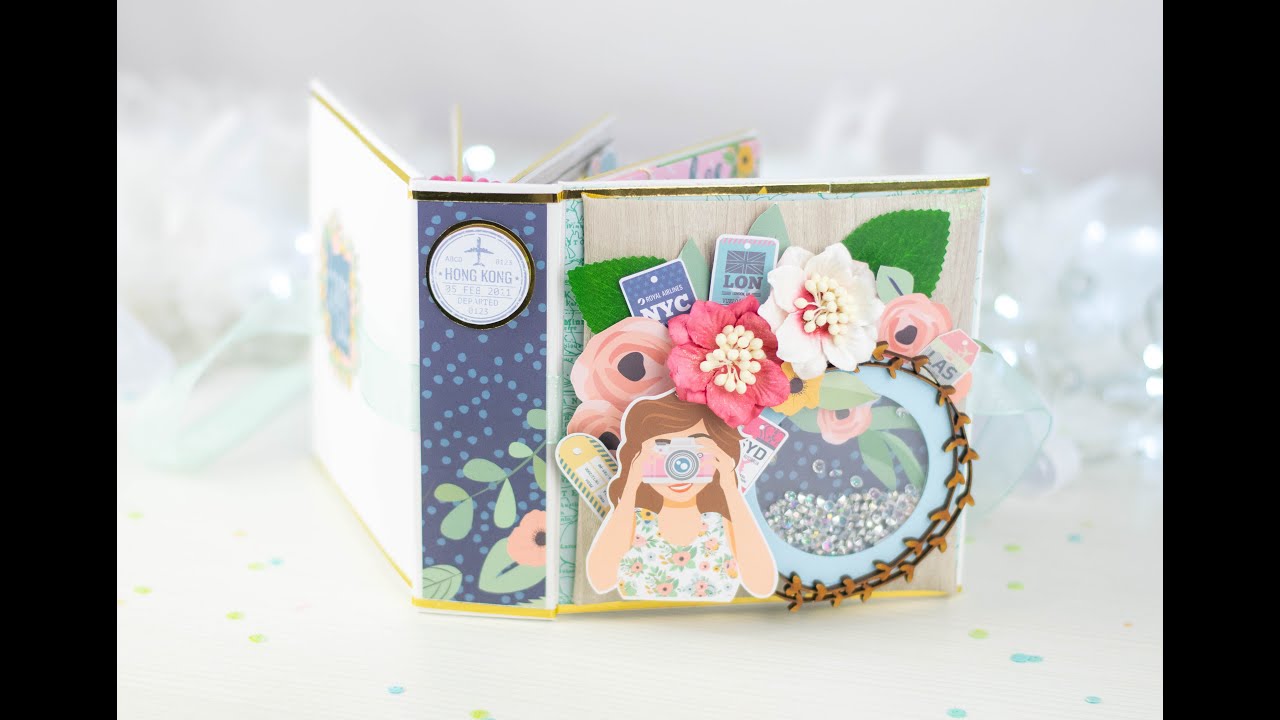 Aprende a Acolchar ECOPIEL para un MINI ALBUM precioso