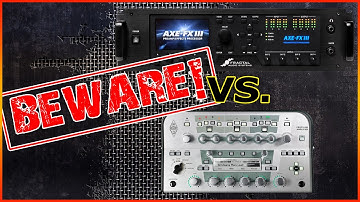 Beware of Axe FX 3 vs Kemper Comparisons