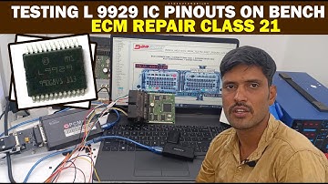 TESTING L9929 IC PINOUTS ON BENCH |  Ecm Repair Class 21 | ECMrepair inhindi | A To Z Automobiles