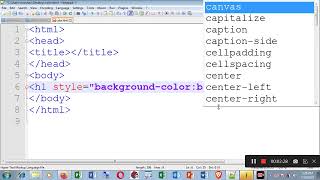 Html5 tutorial for beginners - Background Color and Font Color