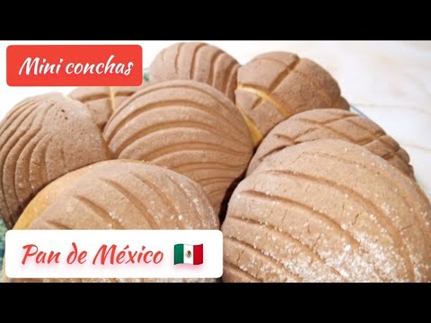 PAN TRADICIONAL MEXICANO, MINI CONCHAS. - YouTube