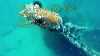 Great Day in Nags Head, NC at USS Huron Shipwreck