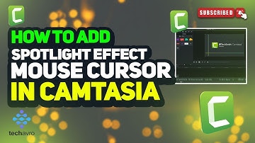 How to add spotlight effect in mouse cursor camtasia vocals C minor 144bpm 2025
