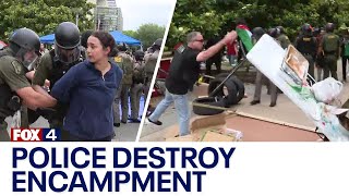 UT Dallas Protests: Arrests being made at Pro-Palestinian encampment by FOX 4 Dallas-Fort Worth 857 views 8 hours ago 3 minutes, 25 seconds
