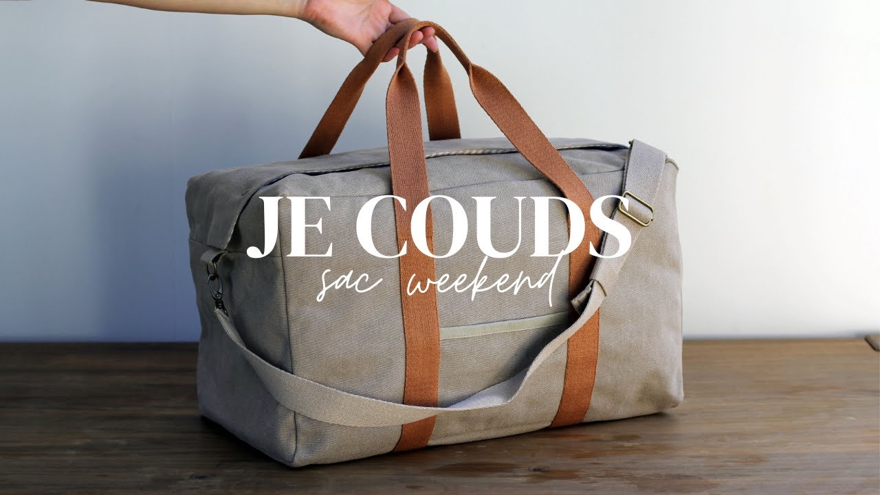 Tuto couture sac weekend  Sac voyage DIY sac Atlanta 