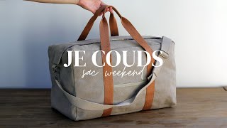 Tuto couture sac weekend | Sac voyage DIY sac Atlanta