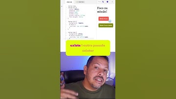 Otimizando a estilização de seleção de elementos HTML com focus-visible #css #frontend #webdev