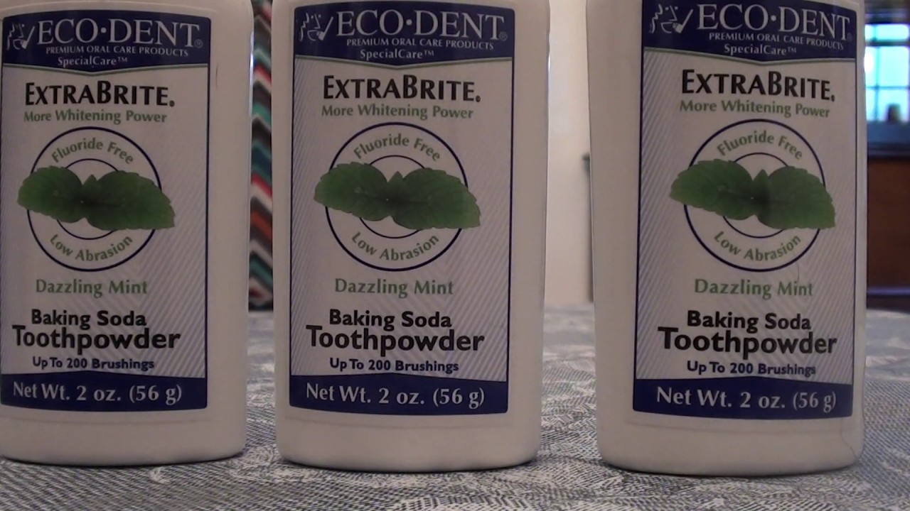 EcoDent, ExtraBrite, Dazzling Mint, Tooth Whitener, Without Fluoride