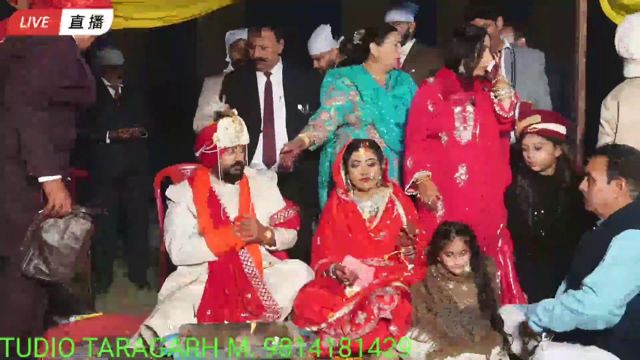 Wedding day Subesh Bhagat weds Poonam Bharti - Raman st. Taragarh M. 9814181429