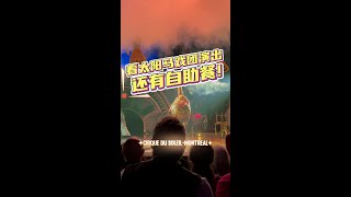 看太阳马戏团马戏都有这么好的自助餐吗❗️