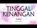 Gaby - Tinggal Kenangan (Karaoke)