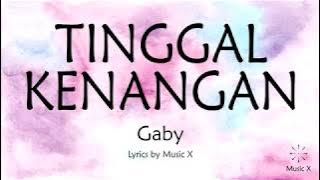 Gaby - Tinggal Kenangan (Karaoke)