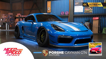 Porshe Cayman GT4 – Need for Speed Payback | Full Restoration & Tuning | 4K ULTRA HD