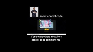 #scout control code#shorts