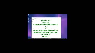 Hacker Style Script! | Windows CMD Tricks for Beginners #pcsettings #pctips #short #viral #cyber