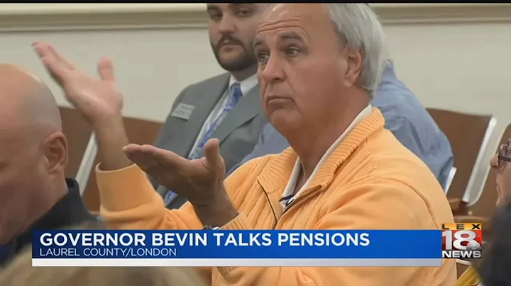 Governor Bevin Talks Pensions