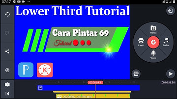 CARA MEMBUAT LOWER THIRD DI Kinemaster & PixelLab || TUTORIAL  Kinemaster || Tutorial PixelLab