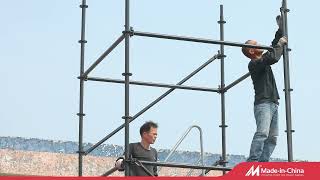 how to install steel layer truss system for event