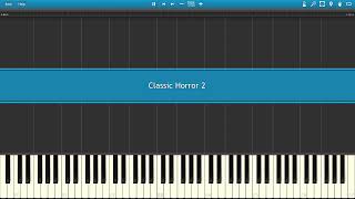 Download Lagu Kevin MacLeod - Classic Horror 2 (Synthesia Piano Tutorial) MP3