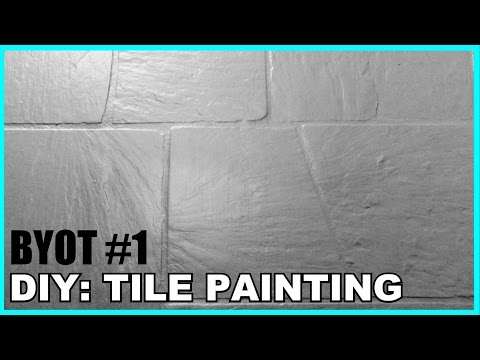 Diy Tile Painting Byot 1 Youtube