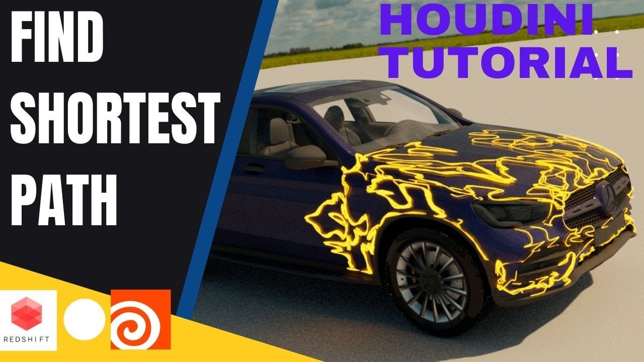 Houdini Tutorial: Find Shortest Path, RedShift Render in PDG - YouTube