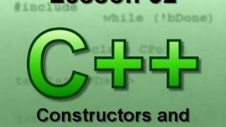 C++ Console Lesson 32: Constructors and Destructors