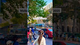 Walking in Melbourne Australia 2025 #spring #october #cityview #beautifulcity #travelmelbourne