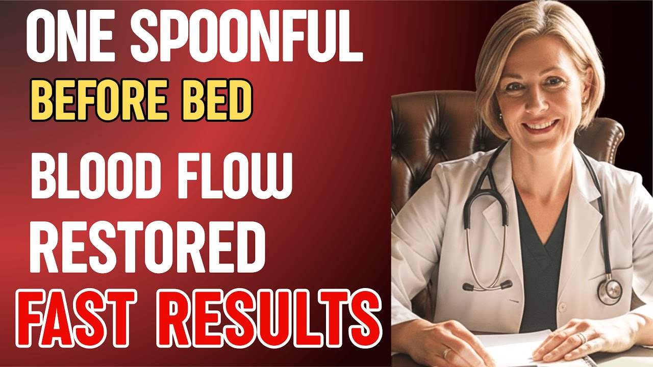 One Spoonful Before Bed Transforms Blood Flow Overnight! | Dr. Olivia Brooks