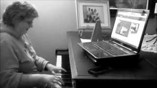 Maybe This Time-Lydia Sabosto Playing With Video Of Kristin Chenoweth