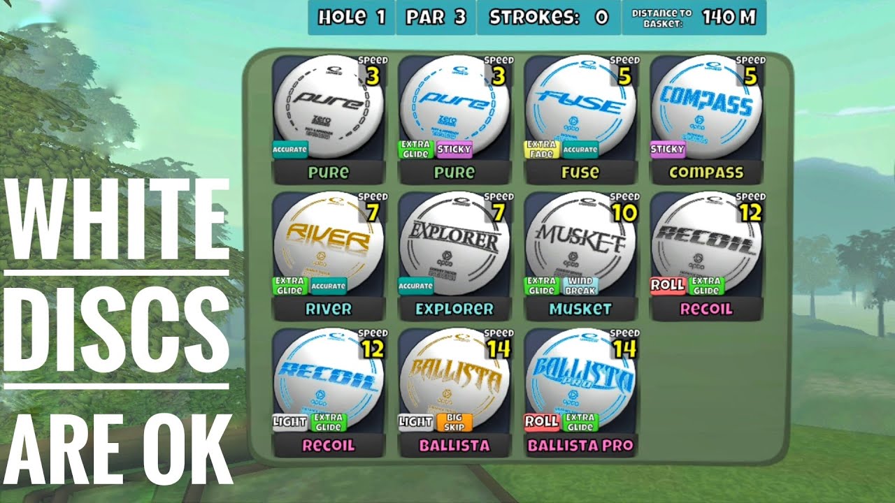 White Discs Are Ok Disc Golf Valley Challenge YouTube