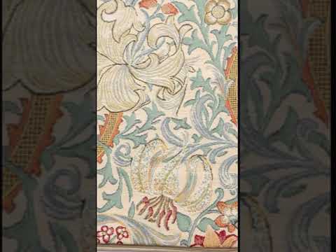 Golden Lily Light William Morris cushion covers