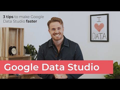 3 tips to make Google Data Studio faster