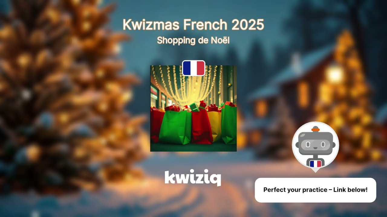 French Future & Conditional Tense ✍️ "Shopping de Noël" (B1 Dictation)