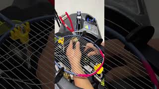 Multi-language interface✅Easy to operate for global users#badminton #strings #machine #sports