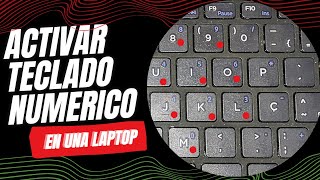 Cómo activar el teclado numérico en una laptop o notebook✅🔟
