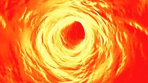 Fiery Tunnel Fire The Wormhole Hole Speed Light