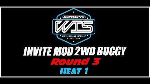 15th Annual JConcepts Winter Indoor Shootout & Invitational Mod 2wd Buggy Round 3 Heat 1