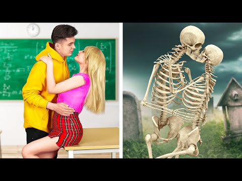 SCHOOL RELATIONSHIPS 1 MONTH VS 1 YEAR || Funny Relatable Moments By 123 GO! SHORTS #shorts