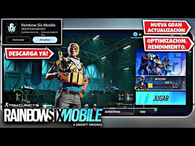 HOW CAN YOU DOWNLOAD RAINBOW SIX MOBILE! REQUIREMENTS TO PLAY AND BATTLE  PASS 