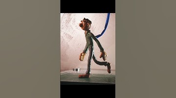 Everyday stopmotion 04 EgorKa walk cycle #animationeveryday #claymation #puppetanimation