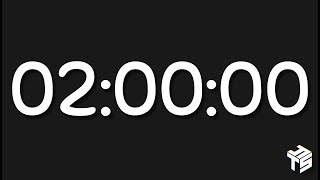 2 Hour Countdown Timer & Alarm - 1080p - COUNTDOWN