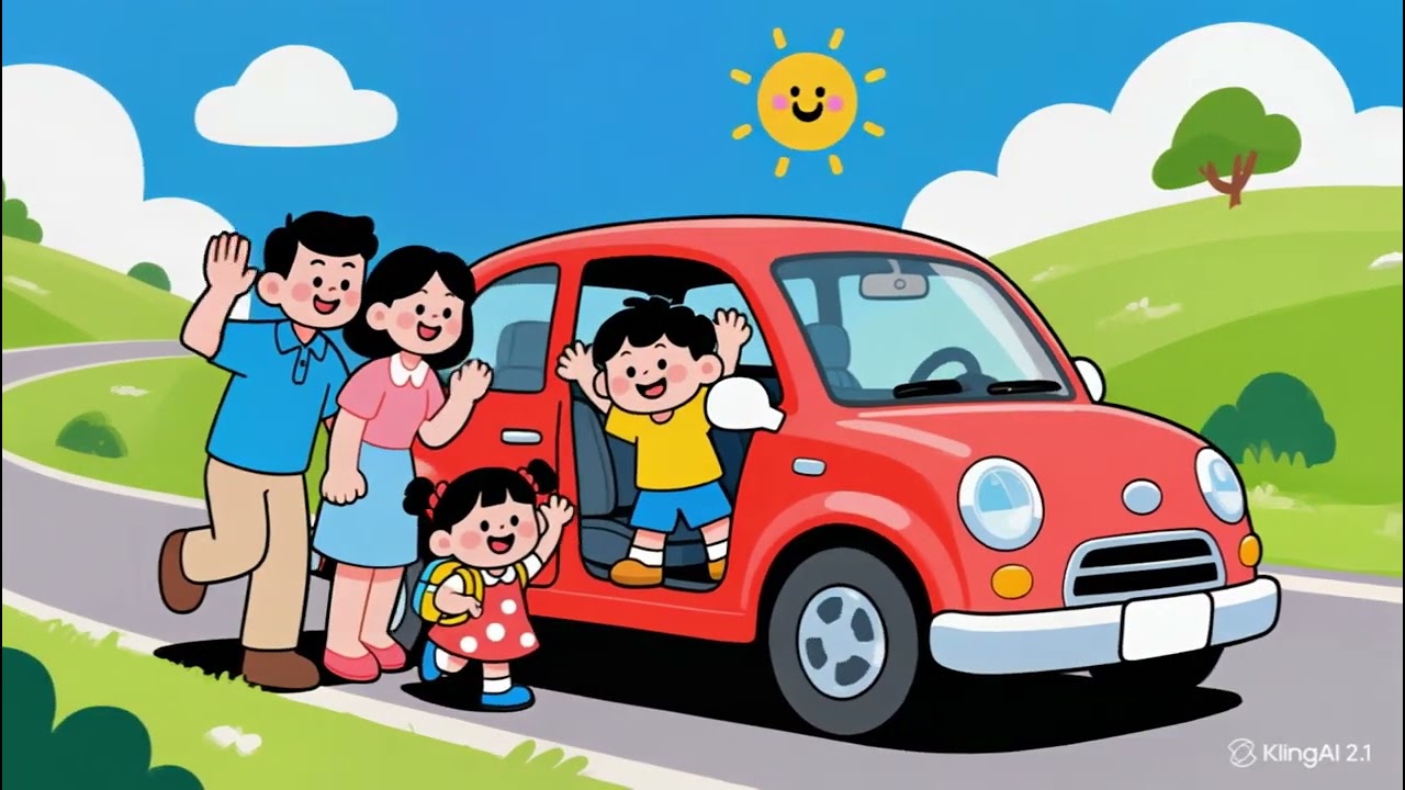 🚗🎶 Car Adventure! Fun Children's Song | A Fun Song for Kids About Cars 🎉